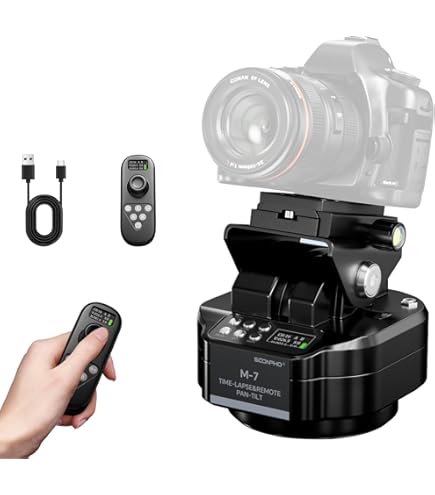 Amazon | YT-2000 自動雲台 モートトラッキング 三脚ヘッド